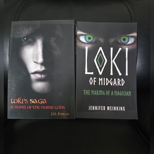 Loki's Saga and Loki of Midgard Norse Mythology Book Set